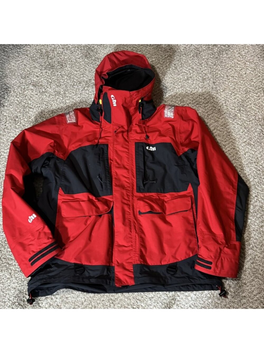 Gill FG21J Tournament Vortex Hood Sailing Jacket Men's XL Waterproof Breathable